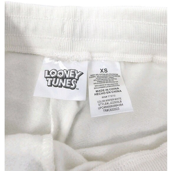 LOONEY TUNES Women's Graphic Print Jogger Midrise Relaxed Women's XS Bugs Bunny - Picture 7 of 11